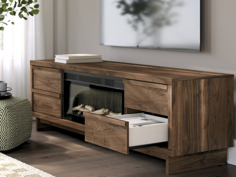Zadilyn 72" TV Stand with Electric Fireplace - Coastal Roots Furniture (Courtenay, BC)