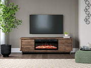 Zadilyn 72" TV Stand with Electric Fireplace - Coastal Roots Furniture (Courtenay, BC)