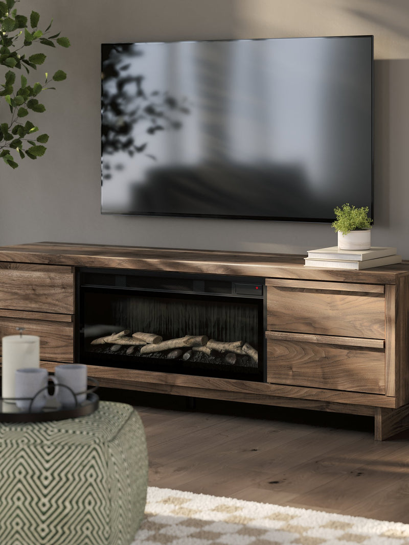 Zadilyn 72" TV Stand with Electric Fireplace - Coastal Roots Furniture (Courtenay, BC)