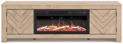 Cayboni 71" TV Stand with Electric Fireplace - Coastal Roots Furniture (Courtenay, BC)