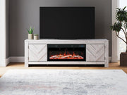 Cayboni 71" TV Stand with Electric Fireplace - Coastal Roots Furniture (Courtenay, BC)