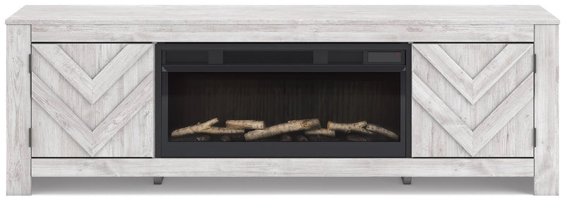 Cayboni 71" TV Stand with Electric Fireplace - Coastal Roots Furniture (Courtenay, BC)