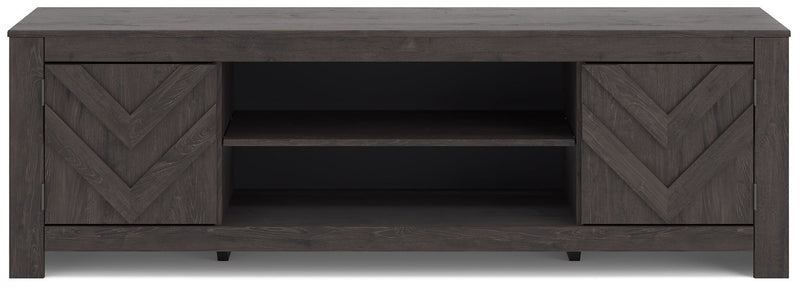 Cayboni 71" TV Stand with Electric Fireplace - Coastal Roots Furniture (Courtenay, BC)