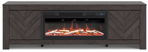 Cayboni 71" TV Stand with Electric Fireplace - Coastal Roots Furniture (Courtenay, BC)