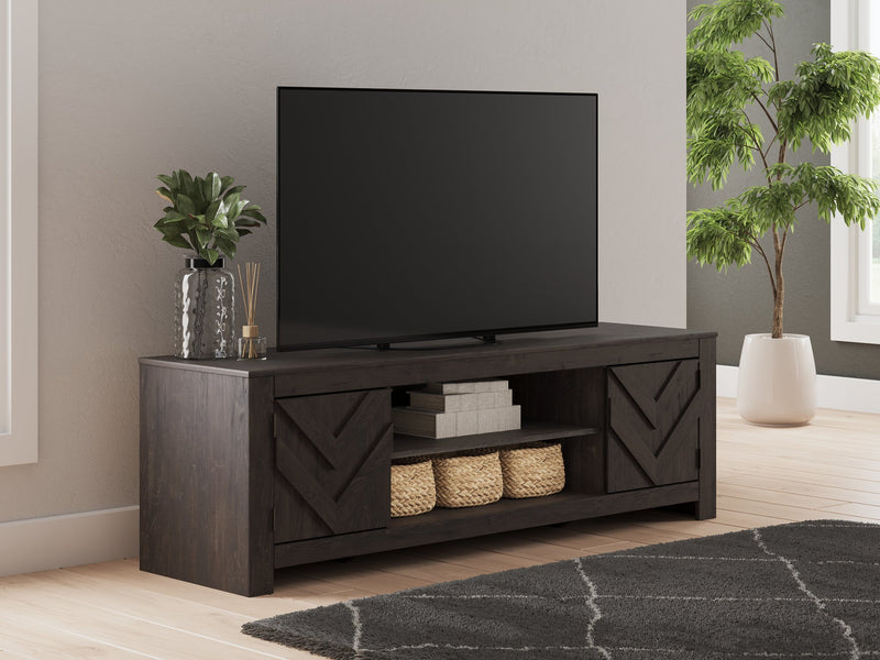 Cayboni 71" TV Stand with Electric Fireplace - Coastal Roots Furniture (Courtenay, BC)
