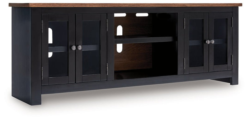 Wildenauer 76" TV Stand with Electric Fireplace - Coastal Roots Furniture (Courtenay, BC)