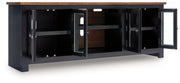 Wildenauer 76" TV Stand with Electric Fireplace - Coastal Roots Furniture (Courtenay, BC)