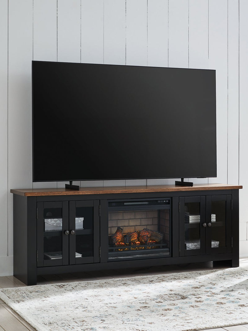 Wildenauer 76" TV Stand with Electric Fireplace - Coastal Roots Furniture (Courtenay, BC)