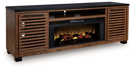 Kallari 84" TV Stand with Electric Fireplace - Coastal Roots Furniture (Courtenay, BC)