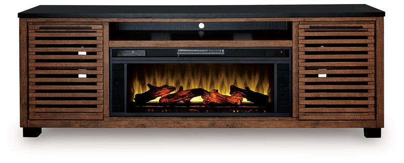 Kallari 84" TV Stand with Electric Fireplace - Coastal Roots Furniture (Courtenay, BC)