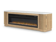 Camdill 80" TV Stand with Electric Fireplace - Coastal Roots Furniture (Courtenay, BC)