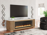 Camdill 80" TV Stand with Electric Fireplace - Coastal Roots Furniture (Courtenay, BC)