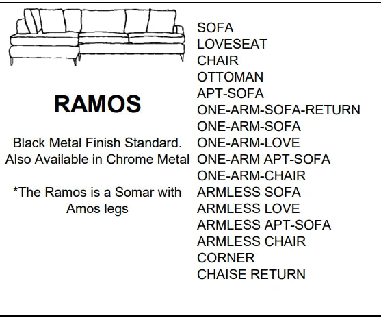 Stylus Sofas RAMOS SOFA
