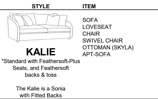Stylus Sofas KALIE SOFA