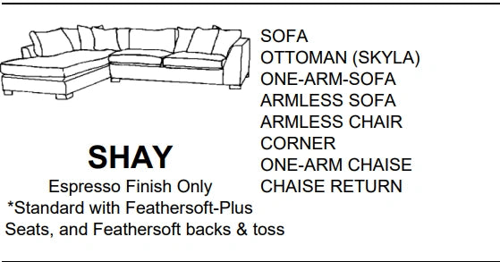Stylus Sofas SHAY SOFA