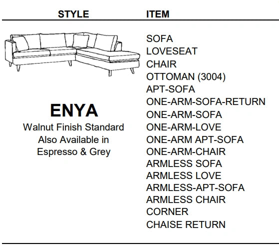 Stylus Sofas ENYA SOFA