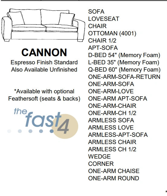 Stylus Sofas CANNON SOFA