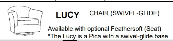 Stylus Sofas LUCY CHAIR (SWIVEL-GLIDE)