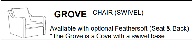 Stylus Sofas GROVE CHAIR (SWIVEL)