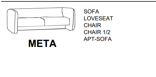 Stylus Sofas META APT-SOFA