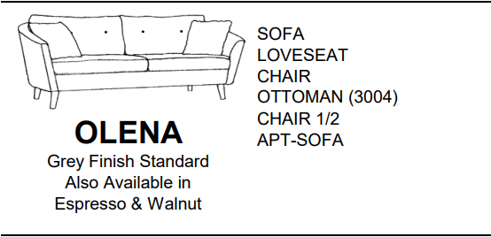 Stylus Sofas OLENA OTTOMAN (3004)