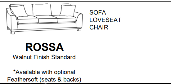 Stylus Sofas ROSSA SOFA