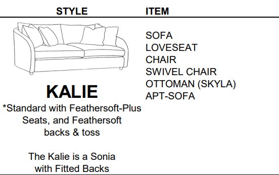 Stylus Sofas KALIE CHAIR