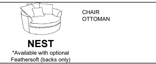 Stylus Sofas NEST CHAIR