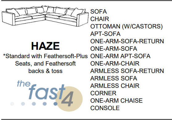 Stylus Sofas HAZE CONSOLE