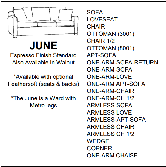 Stylus Sofas JUNE CORNER