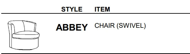 Stylus Sofas ABBEY CHAIR (SWIVEL)