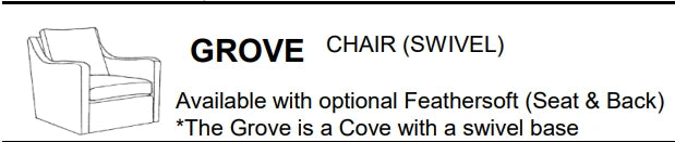 Stylus Sofas GROVE CHAIR (SWIVEL)