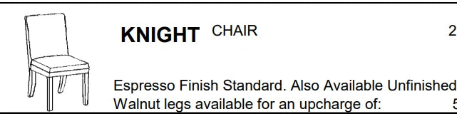 Stylus Sofas KNIGHT CHAIR