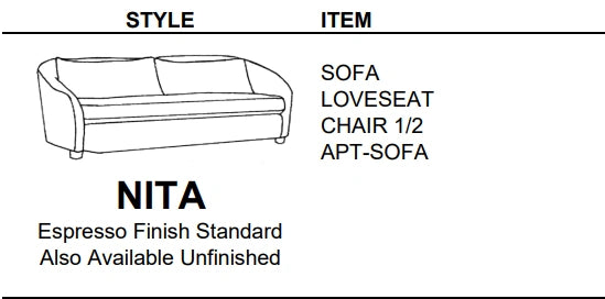 Stylus Sofas NITA SOFA