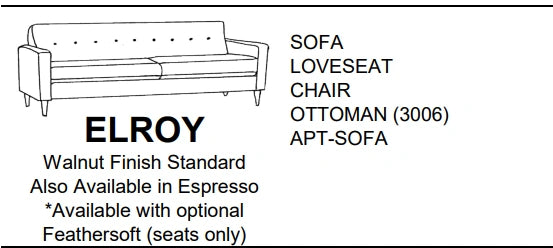 Stylus Sofas ELROY SOFA
